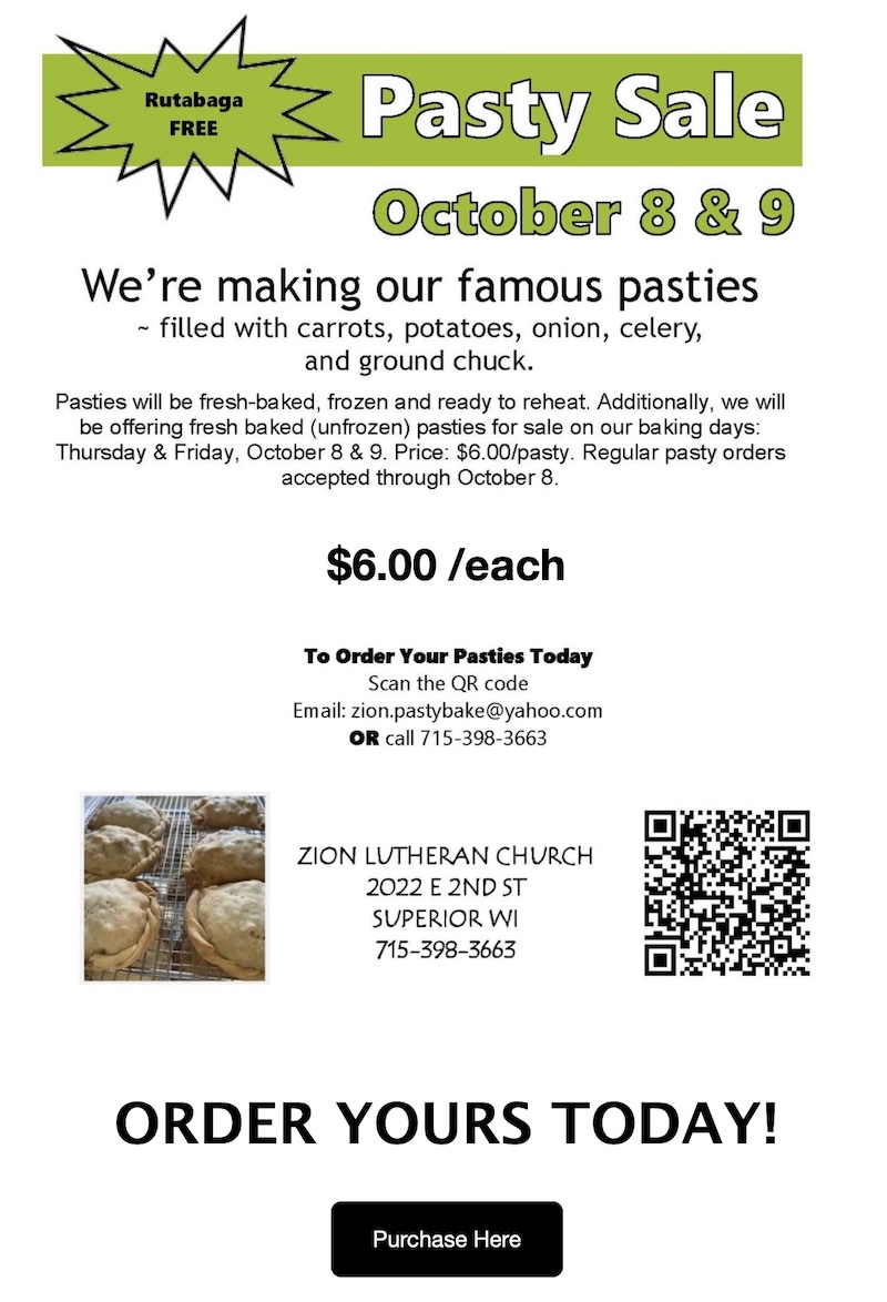 Pasty Sale 2026